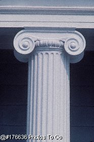 Ionic Column and entablature